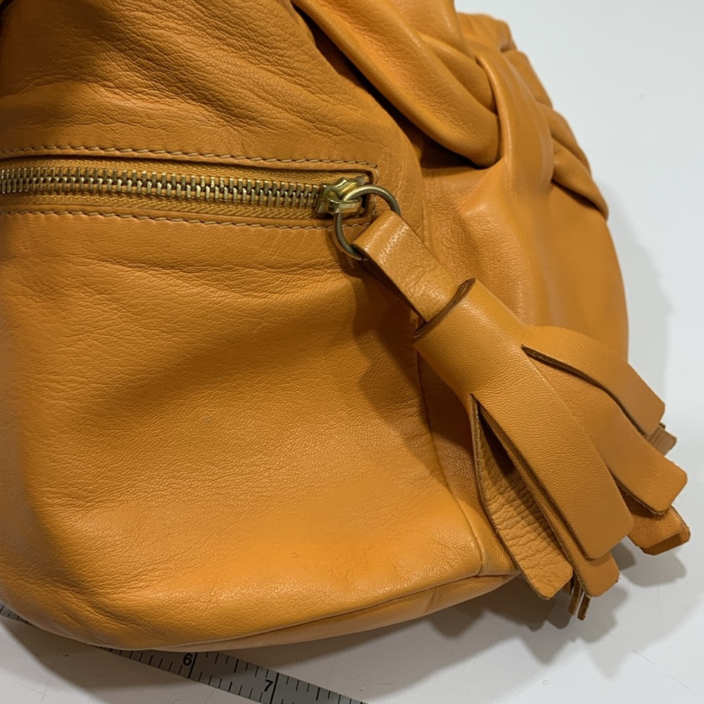 Andrea Mabiani orange tote purse - Picture 11 of 11